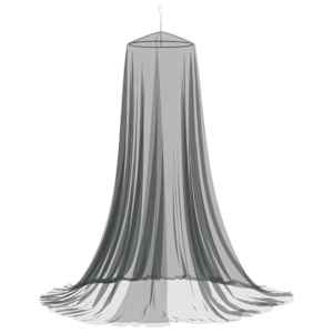 vidaXL S&auml;&auml;sev&otilde;rk voodi jaoks 3 tk 156 mesh Must ⌀56 x 220 cm Pol&uuml;ester