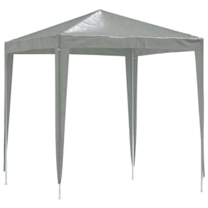 vidaXL Pidutelgid 200 x 200 x 240 cm Helehall PE ja teras