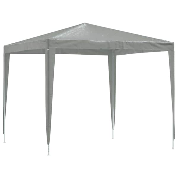 vidaXL Pidutelgid 250 x 250 x 240 cm Helehall PE ja teras