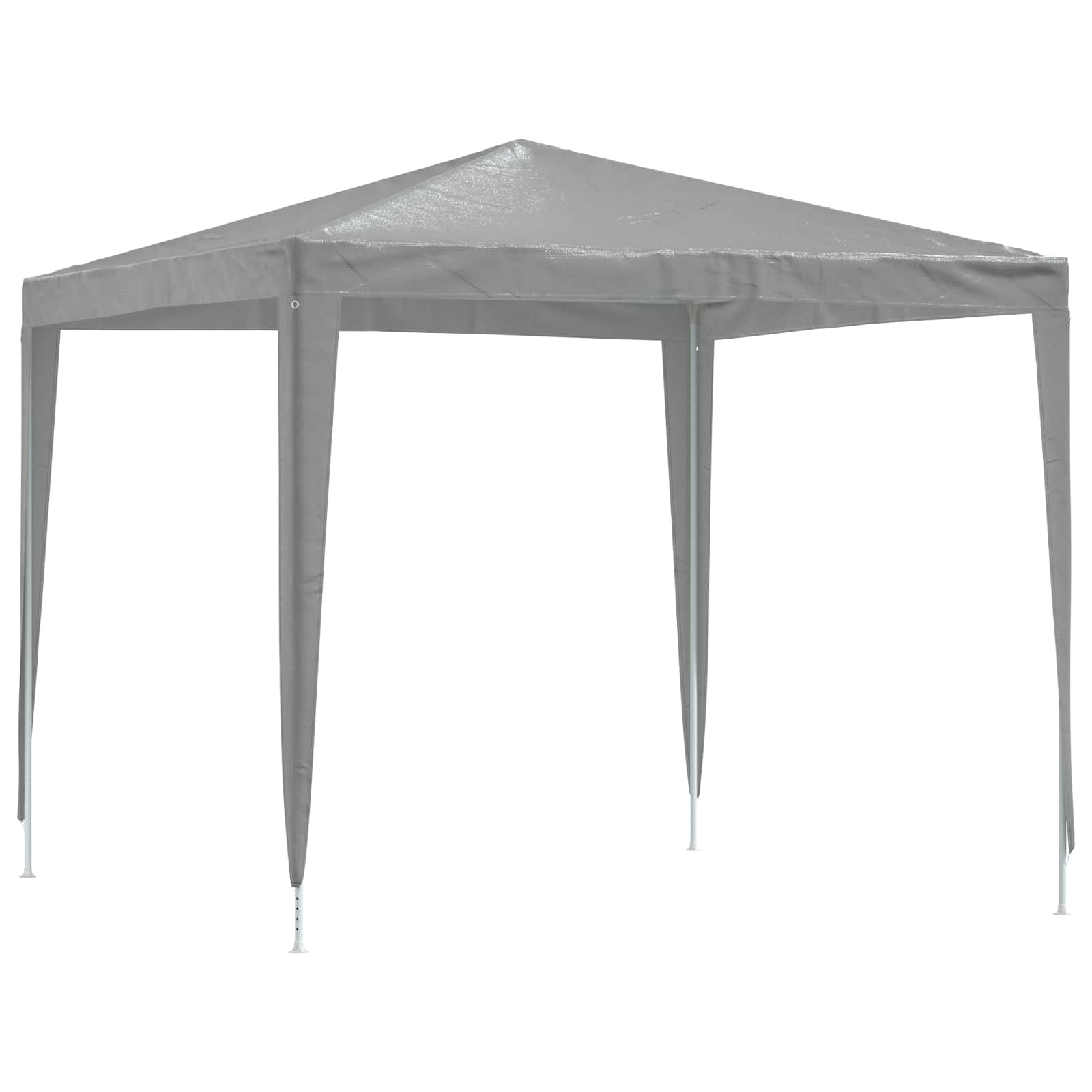 VidaXL Partytent 250 X 250 X 240 Cm Lichtgrijs Pe En Staal