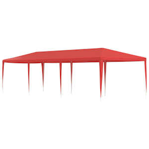 vidaXL Pidutelgid Punane 900 x 300 x 255 cm PE ja teras