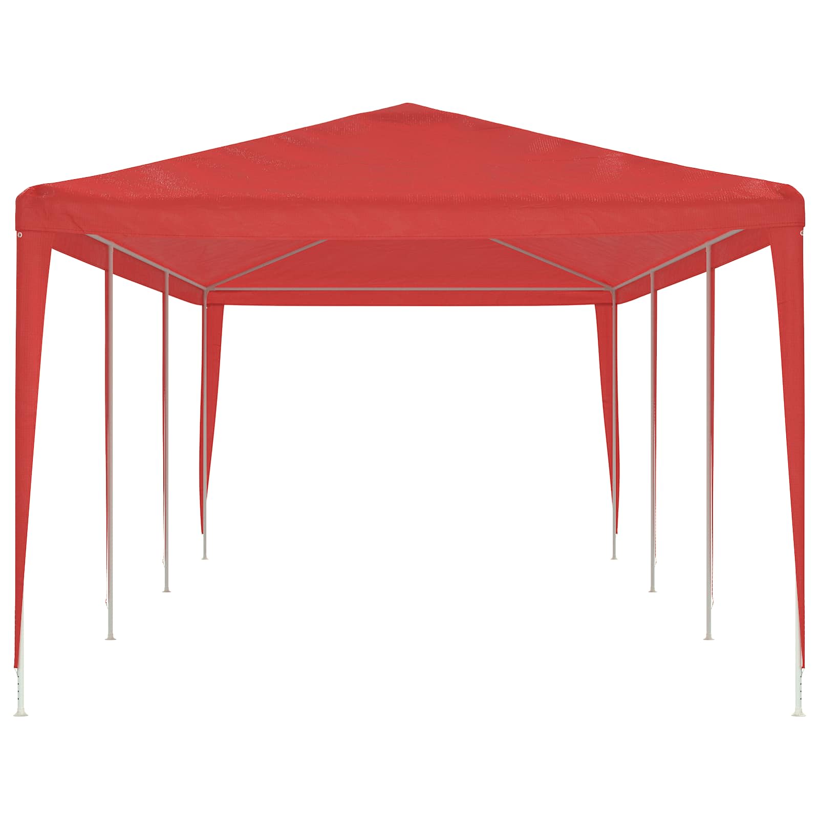 Partytent Rood 900 x 300 x 255 cm PE en staal image 3