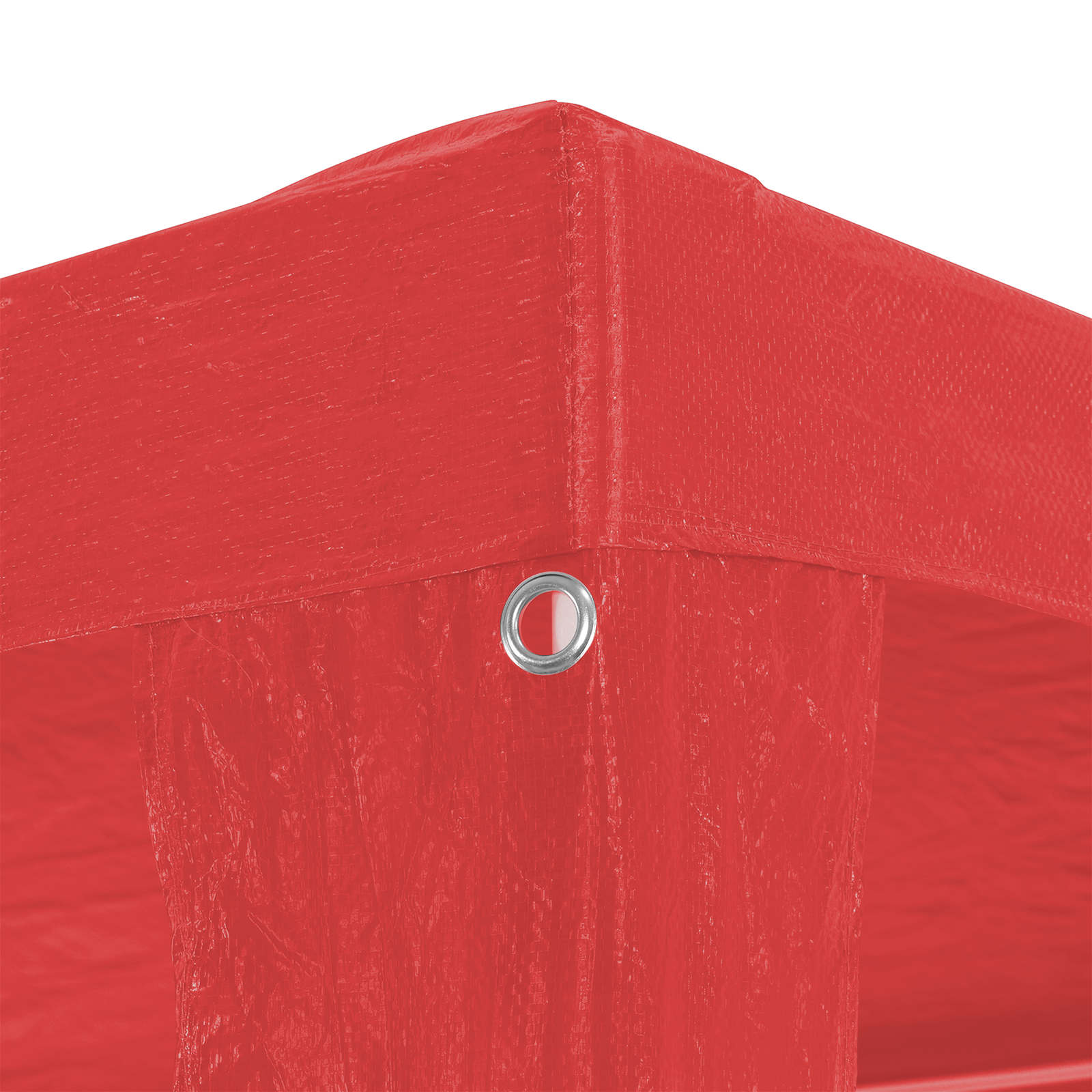 Partytent Rood 1200 x 300 x 255 cm PE en staal image 4