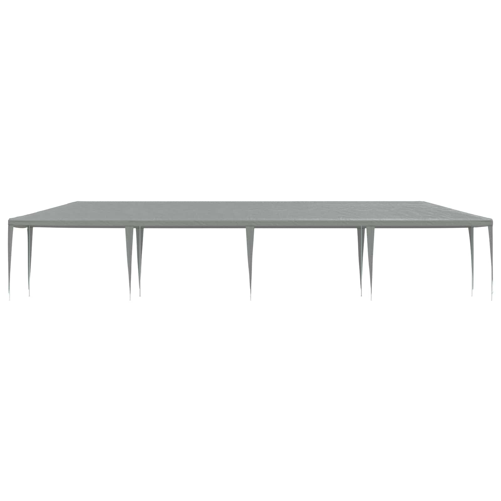 Partytent Lichtgrijs 1200 x 300 x 255 cm PE en staal image 2