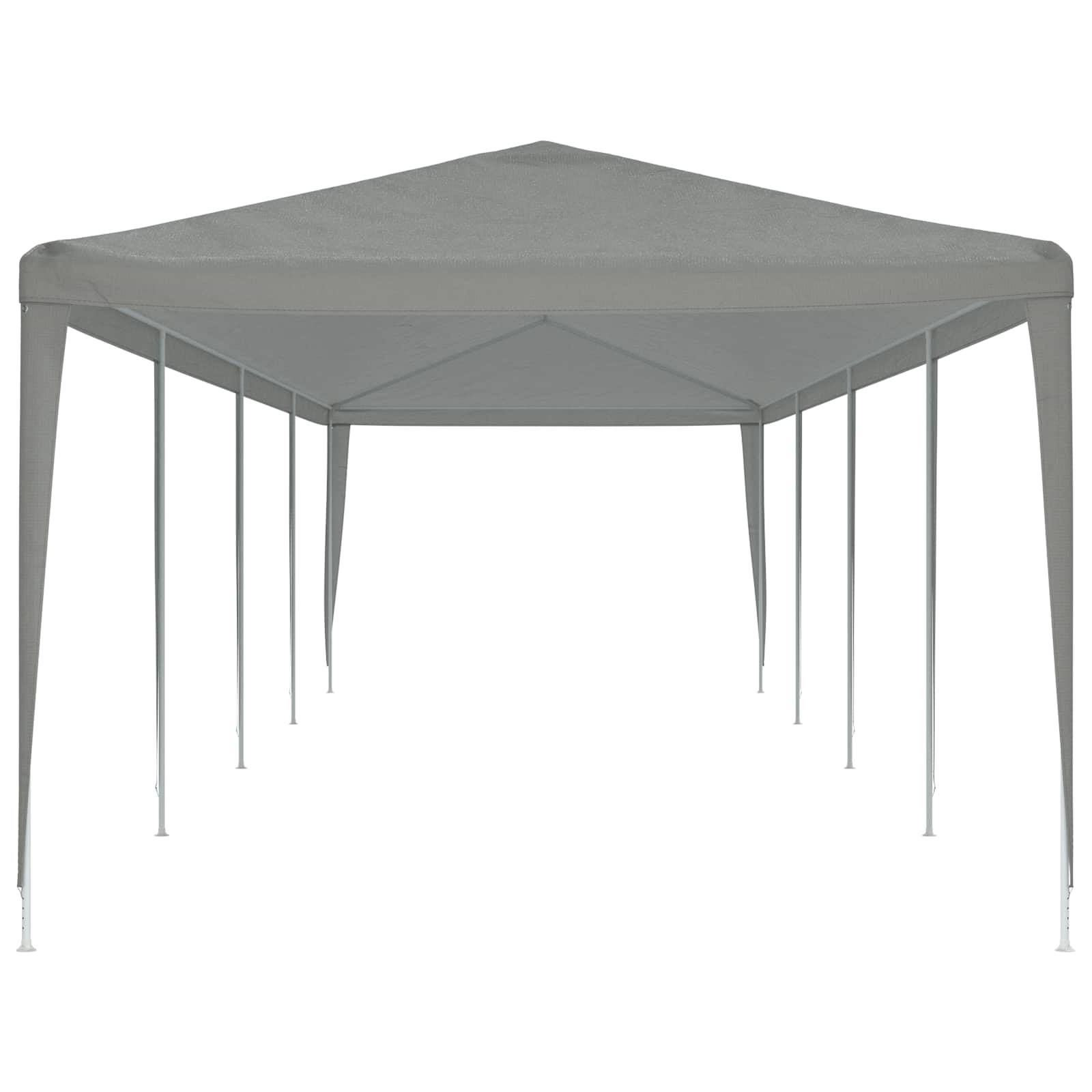 Partytent Lichtgrijs 1200 x 300 x 255 cm PE en staal image 3