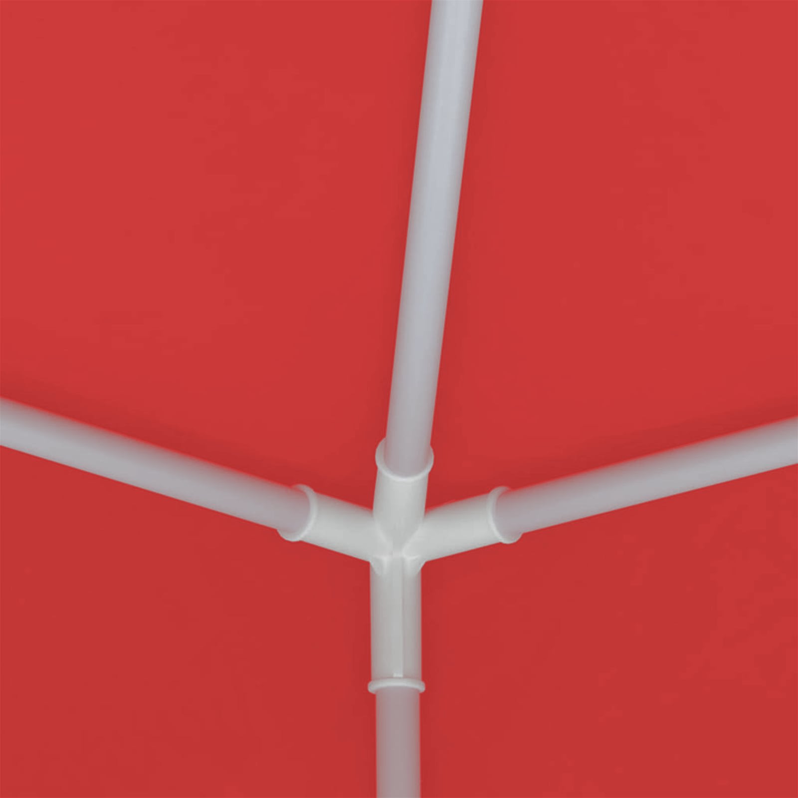 Partytent Rood 200 x 200 x 240 cm PE en staal image 9