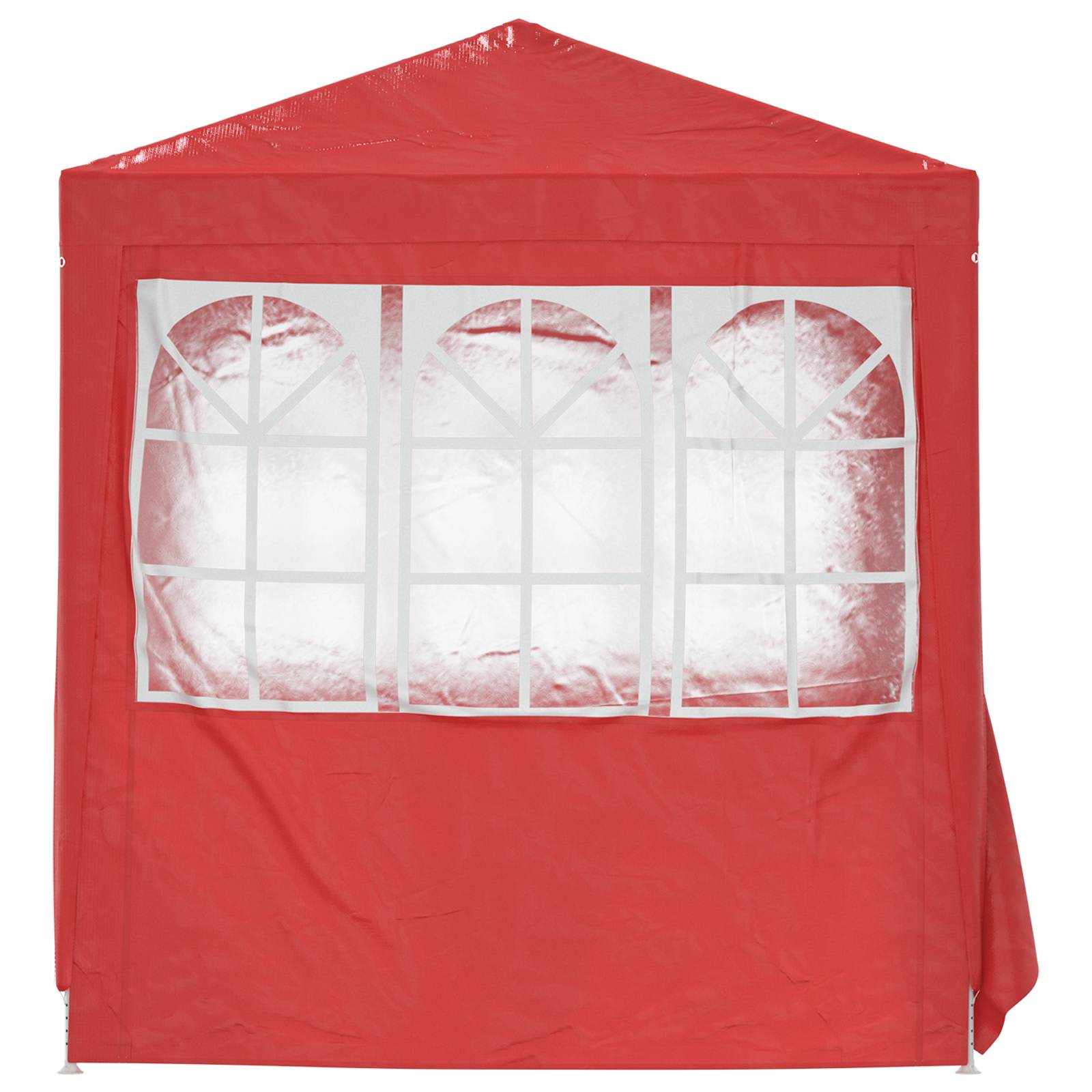Partytent Rood 200 x 200 x 240 cm PE en staal image 5