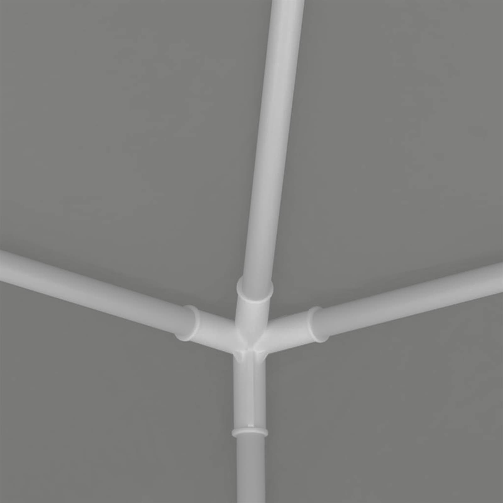 Partytent Lichtgrijs 200 x 200 x 240 cm PE en staal image 9