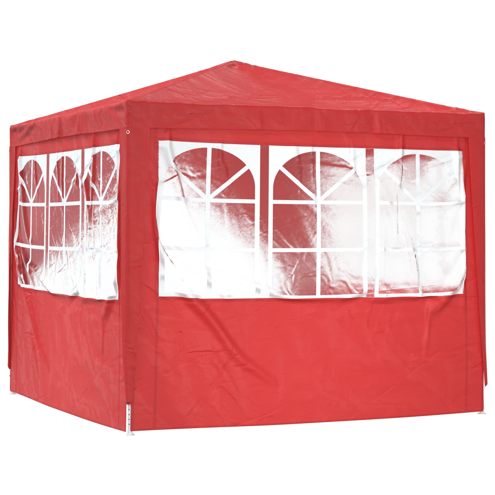 Partytent Rood 250 x 250 x 240 cm PE en staal image 6