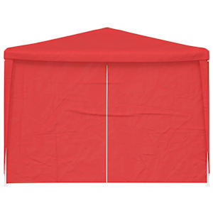 Party Stan 900 x 300 x 255 cm Červená PE a ocel - obrázek 3