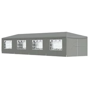 vidaXL Pidutelgid 1200 x 300 x 255 cm Helehall PE ja teras