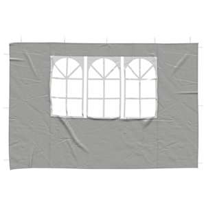 Boční stěna párty stanu 2 pcs 300 x 195 cm Světle šedá - obrázek 3