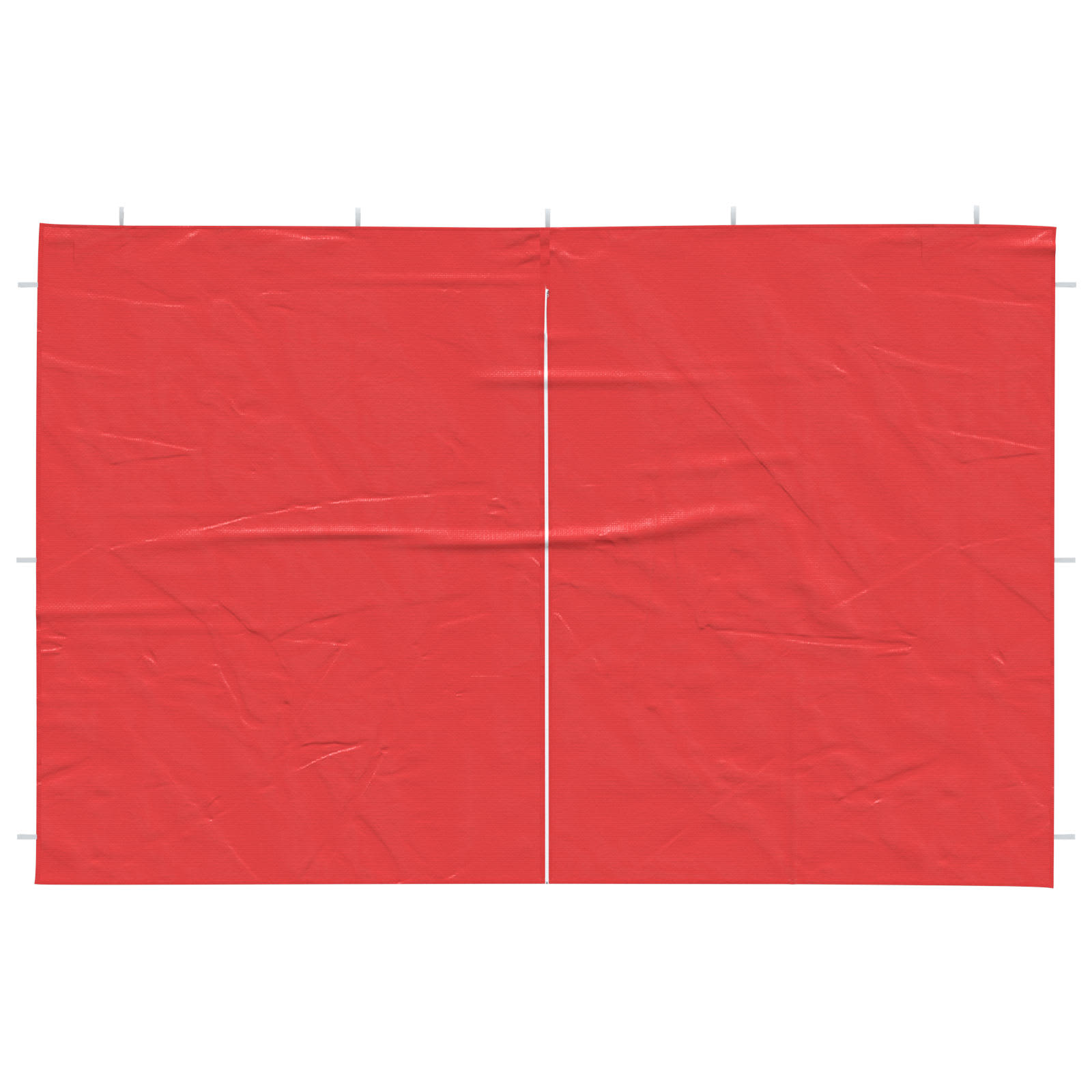 Party Tent Zijwand 2 pcs Rood 300 x 195 cm PE en staal image 3
