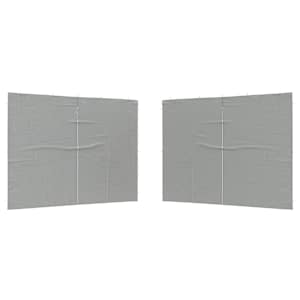 vidaXL Peotelgi k&uuml;lgtool 2 tk 300 x 195 cm Helehall PE ja teras
