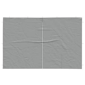 Boční stěna párty stanu 2 pcs Světle šedá 400 x 195 cm - obrázek 3