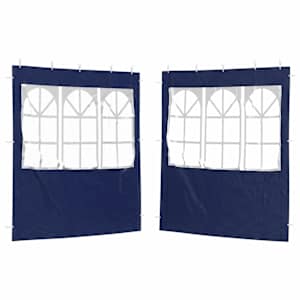 vidaXL Peotelgi k&uuml;lgtool 2 tk 200 x 195 cm Sinine PE ja teras