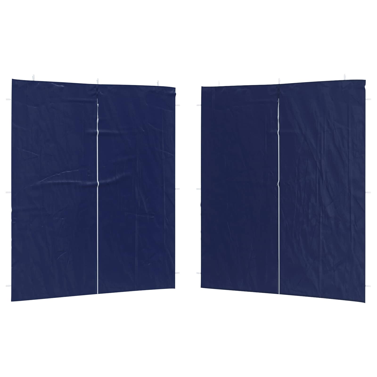 Party Tent Zijwand 2 pcs Blauw 200 x 195 cm PE en staal image 2