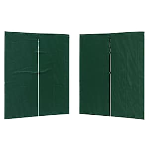 vidaXL Peotelgi k&uuml;lgtool 2 tk 200 x 195 cm Roheline PE ja teras