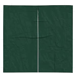 Boční stěna párty stanu 2 pcs Zelená 200 x 195 cm PE a ocel - obrázek 3
