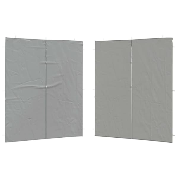 vidaXL Peotelgi k&uuml;lgtool 2 tk 200 x 195 cm Helehall PE ja teras