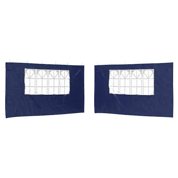 vidaXL Peotelgi k&uuml;lgtool 2 tk 400 x 195 cm Sinine PE ja teras