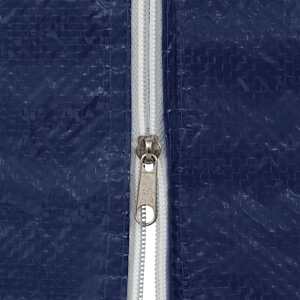 Boční stěna párty stanu 2 pcs Modrá 400 x 195 cm PE a ocel - obrázek 4