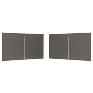 Boční stěna párty stanu 2 pcs Antracitová 400 x 195 cm - obrázek 2