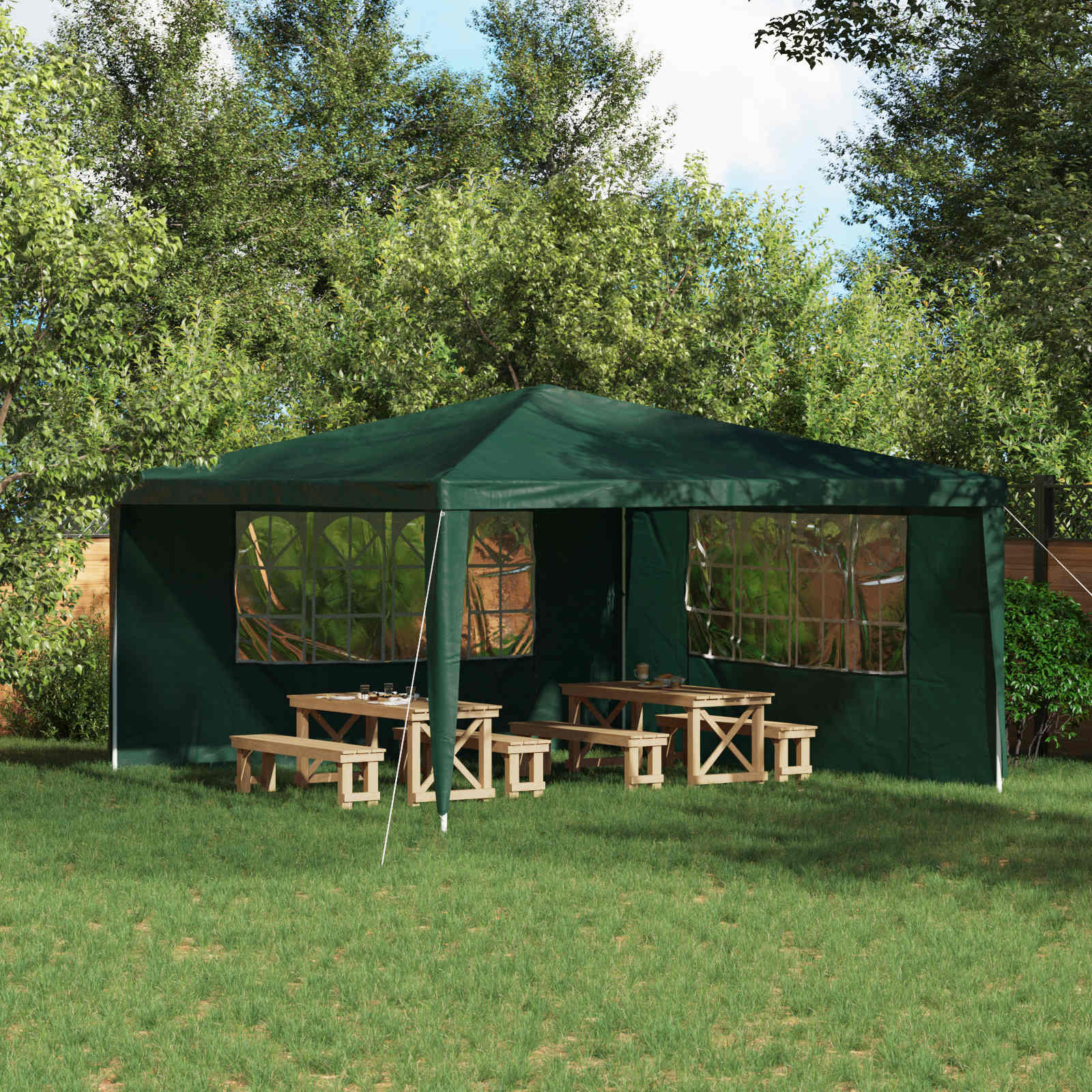vidaXL Perete lateral pentru cort de petrecere 2 pcs 400 x 195 cm