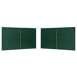 vidaXL Peotelgi k&uuml;lgtool 2 tk 400 x 195 cm Roheline PE ja teras