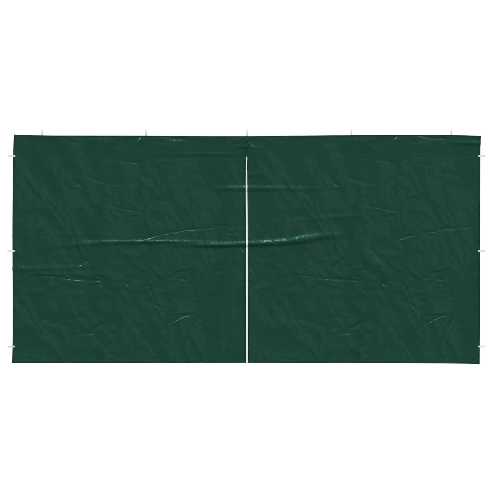 Party Tent Zijwand 2 pcs Groen 400 x 195 cm PE en staal image 3