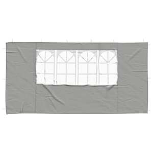 Boční stěna párty stanu 2 pcs 400 x 195 cm Světle šedá - obrázek 3