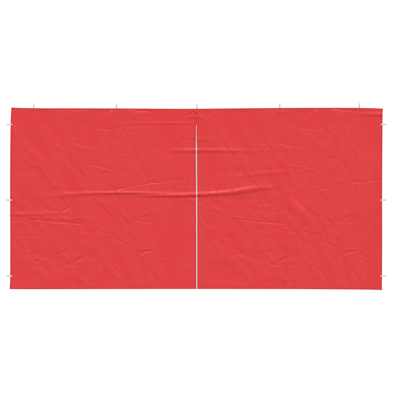 Party Tent Zijwand 2 pcs Rood 400 x 195 cm PE en staal image 3