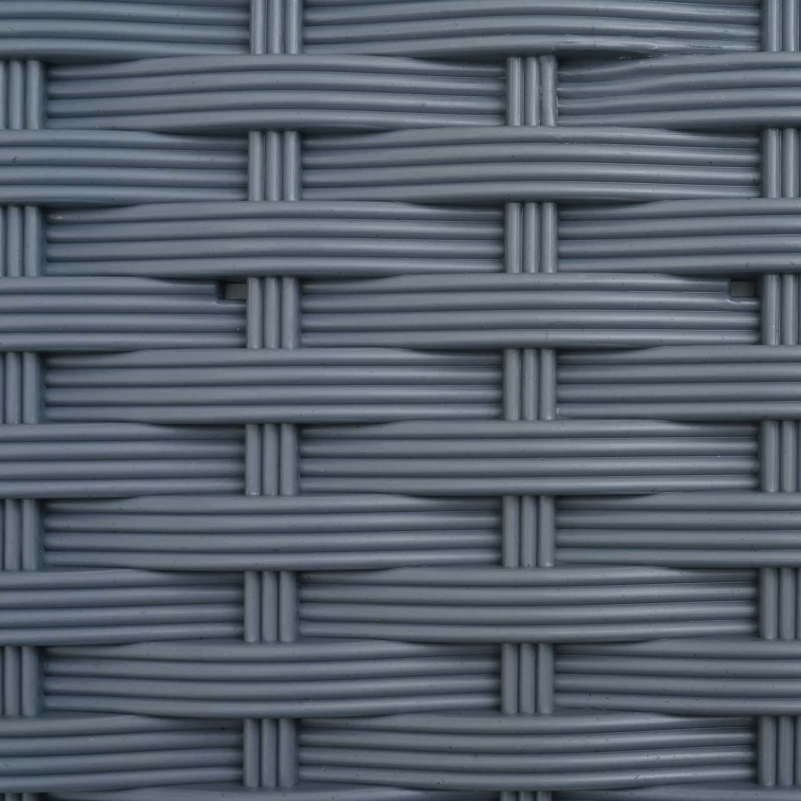 Verhoogd Bed met Trellis en Dak Lichtgrijs 163 x 40 x 126 cm PP image 7