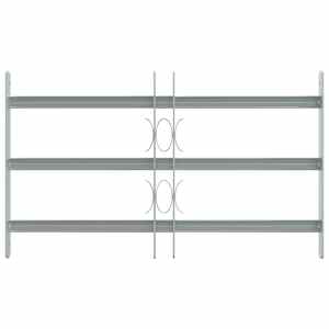 Bezpečnostní mříž na okna se 3 příčkami 3 pcs 430-740 mm - obrázek 3