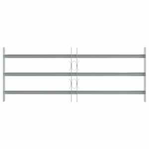 Bezpečnostní mříž na okna se 3 příčkami 3 pcs 630-1140 mm - obrázek 3