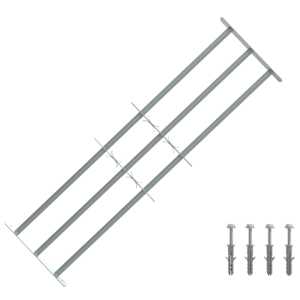 vidaXL Turva grill akendele 3 risttalaga 3 tk 930-1740 mm