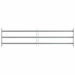 Bezpečnostní mříž na okna se 3 příčkami 3 pcs 930-1740 mm - obrázek 3