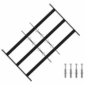 Bezpečnostní mříž na okna se 3 příčkami 3 pcs 43-74 cm - obrázek 1