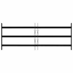 Bezpečnostní mříž na okna se 3 příčkami 3 pcs 63-114 cm - obrázek 3