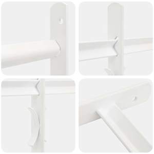 Bezpečnostní mříž na okna se 3 příčkami 3 pcs 43-74 cm - obrázek 5