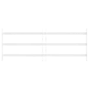 Bezpečnostní mříž na okna se 3 příčkami 3 pcs 63-114 cm - obrázek 3