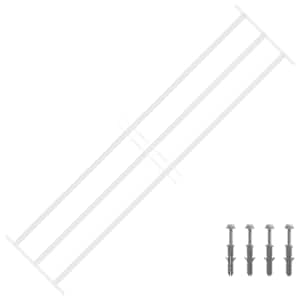 vidaXL Turva grill akendele 3 risttalaga 3 tk 93-174 cm