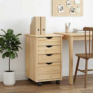 Gležnji kabinet Rjava 34 x 39 x 56 cm Masivna borovina