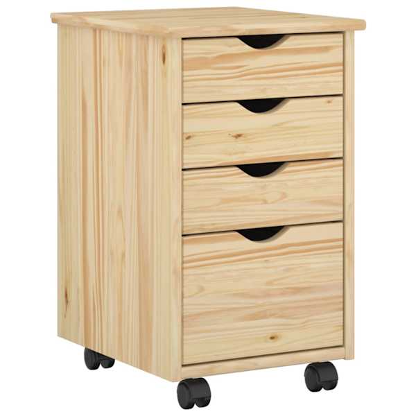 vidaXL Rattaga kapp rattaga Pruun 34 x 39 x 56 cm Tahke m&auml;nd