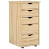 vidaXL Kapp 34 x 39 x 61,5 cm Kindel m&auml;nnipuidust Pruun