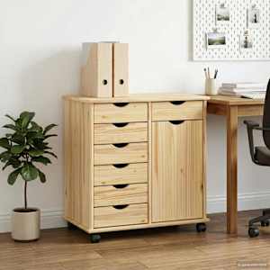 Gležnji kabinet Rjava 63,5 x 39 x 65,5 cm Masivno borovo les