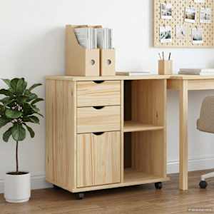 Gležnji kabinet Rjava 63,5 x 39 x 65,5 cm Masivno borovo les