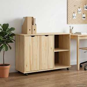 Gležnji kabinet Rjava 100 x 39 x 65,5 cm Masivno borovo les