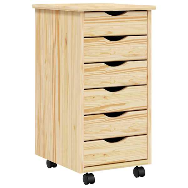 vidaXL Rullikapp sahtlitega MOSS 34 x 39 x 65,5 cm M&auml;nnipuit