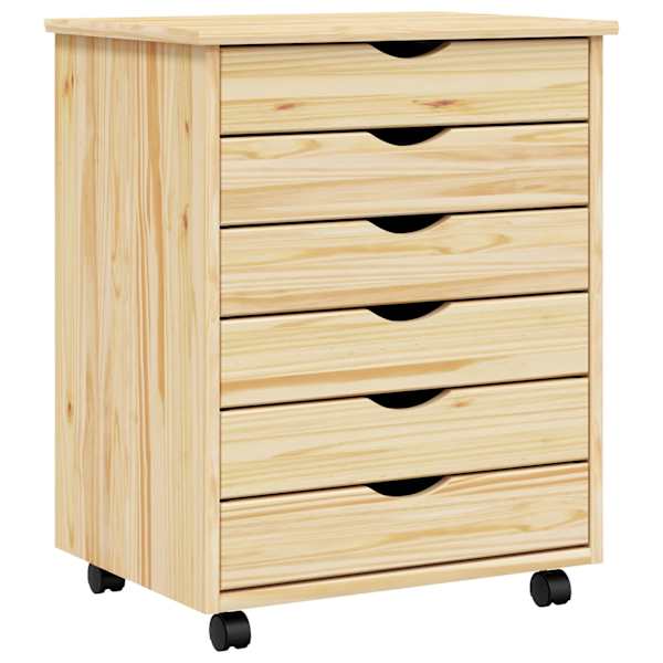 vidaXL Rullikapp sahtlitega MOSS 53 x 39 x 65,5 cm M&auml;nnipuit